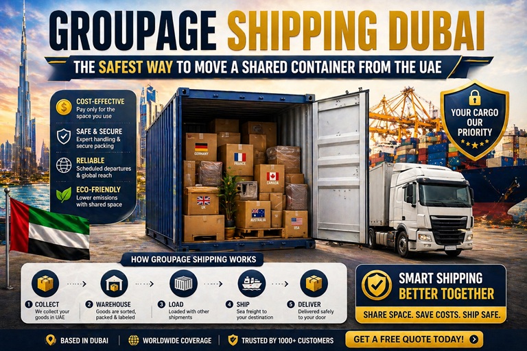 Groupage shipping from Dubai - UAE