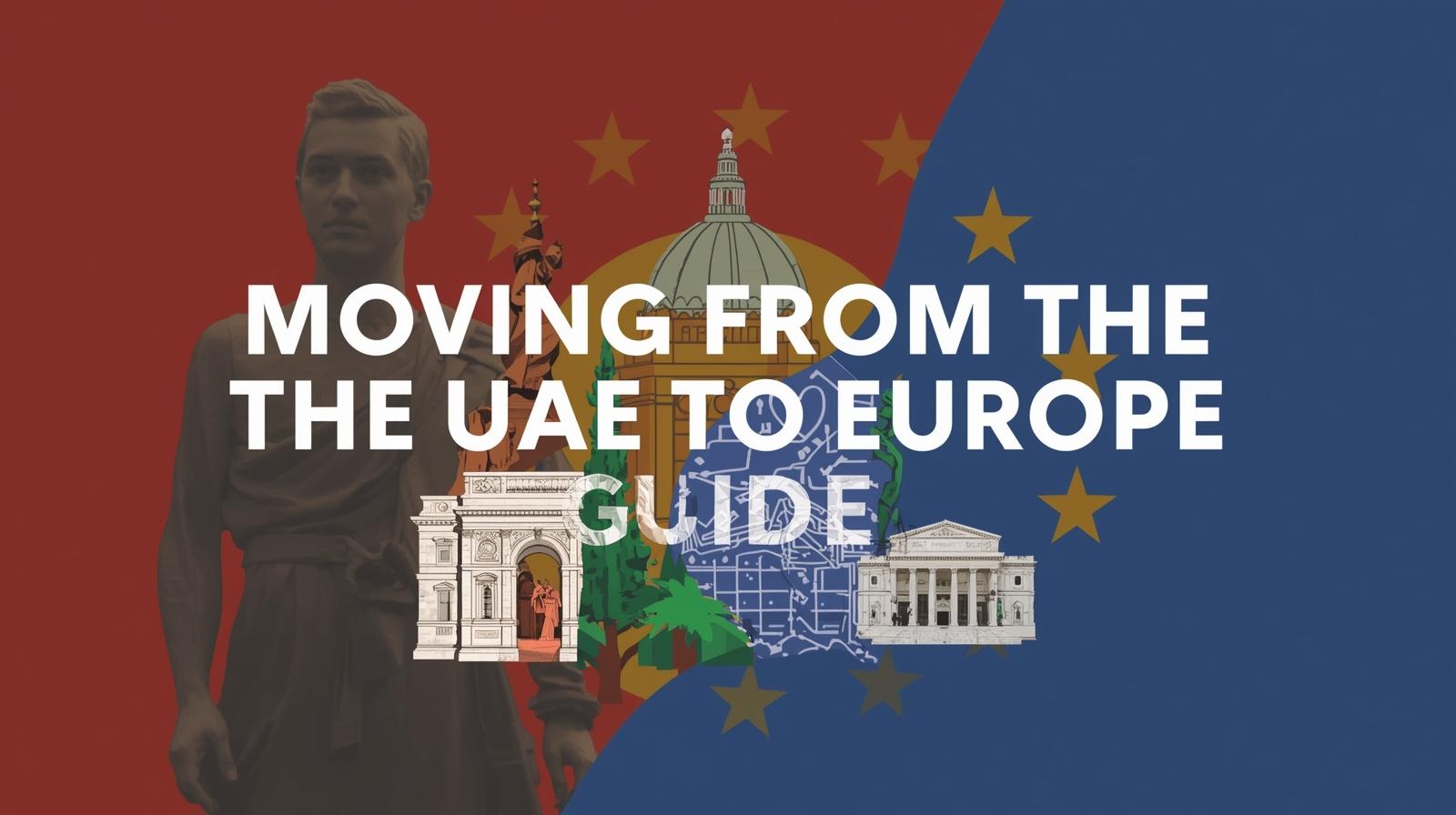 A charming European apartment building with classic architecture, representing a move to Europe.